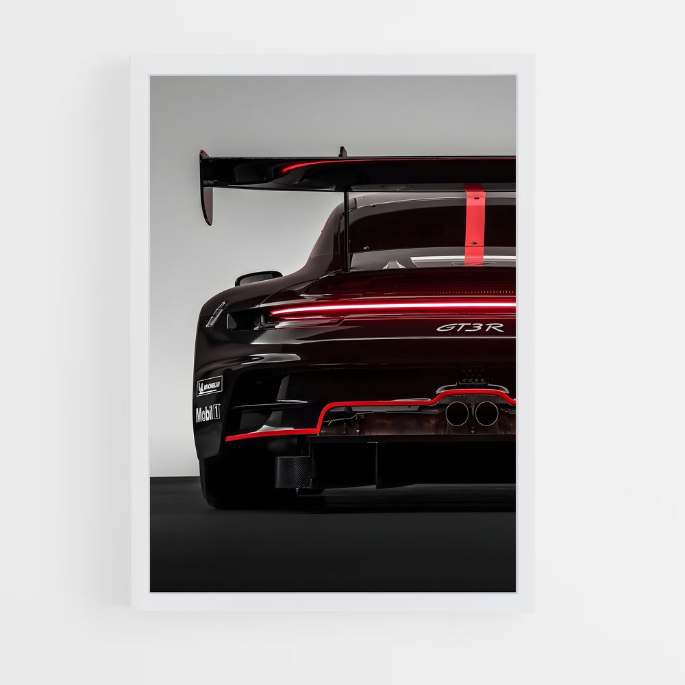 Poster Vitesse Ultime 911 GT3 RS – affiche Porsche (vue 3)